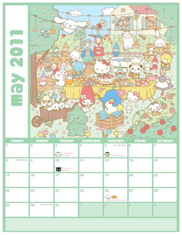 calendario 2011 mayo. Calendario : Mayo 2011 !